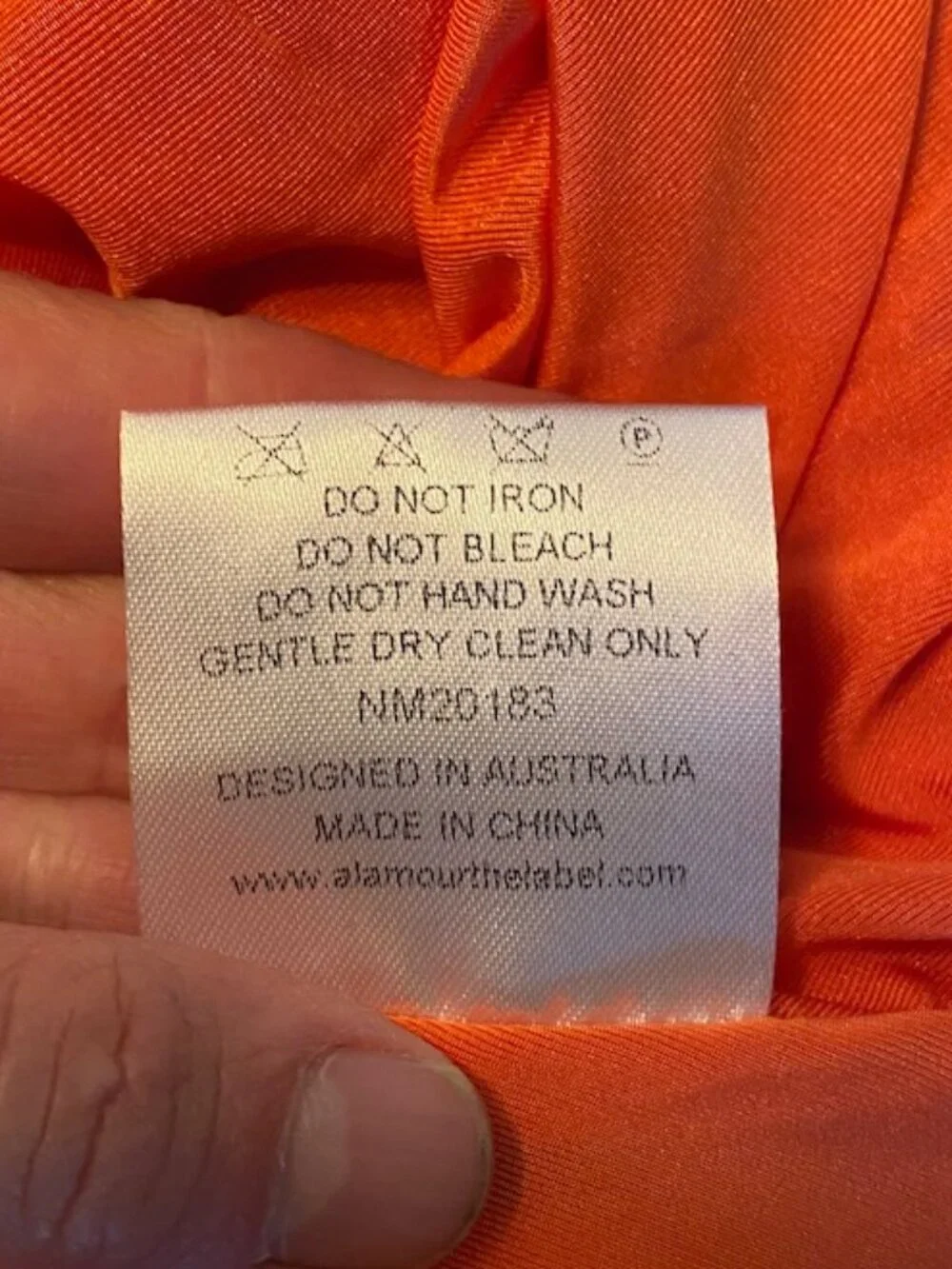 Stella - Orange by Alamour The Label, Women's Dress, Size Small, NWT